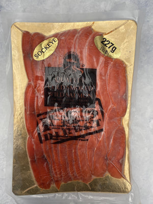 
                  
                    Load image into Gallery viewer, Smoked Salmon, Cold Smoked Wild BC Sockeye - Sliced
                  
                