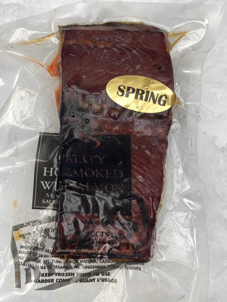 
                  
                    Load image into Gallery viewer, Smoked Salmon, Hot Smoked Wild BC Spring - Portion
                  
                