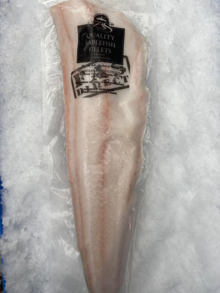 
                  
                    Load image into Gallery viewer, Sablefish, Wild BC Sablefish Fillet - Full Side
                  
                